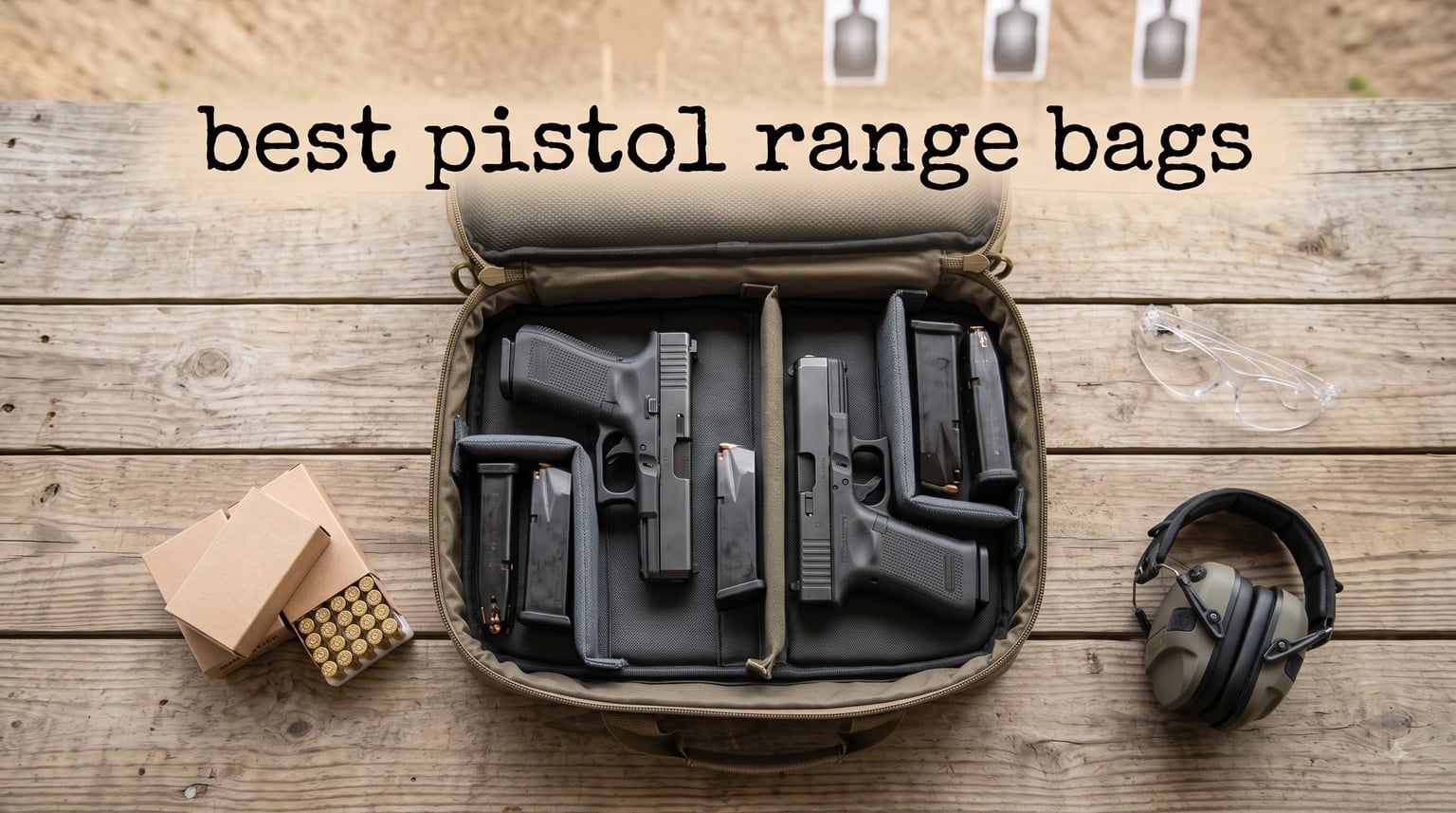 best pistol range bags