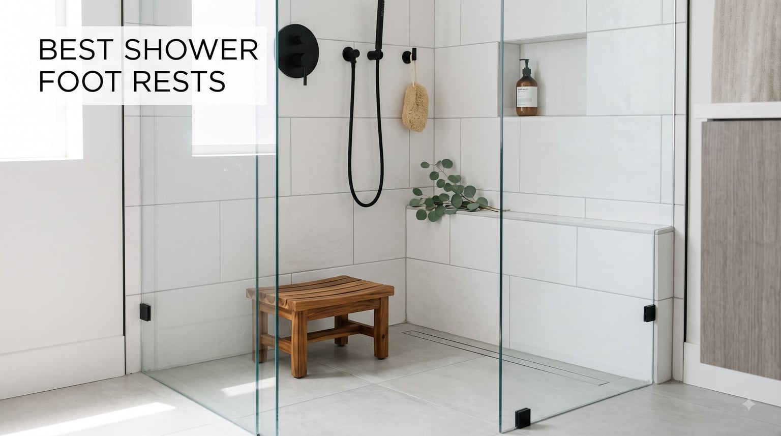 best shower foot rests