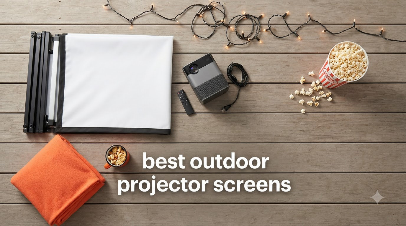 best outdoor projector screens