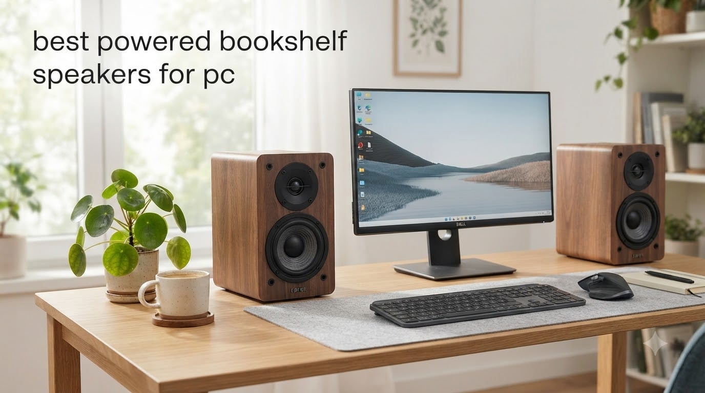 best powered bookshelf speakers for pc