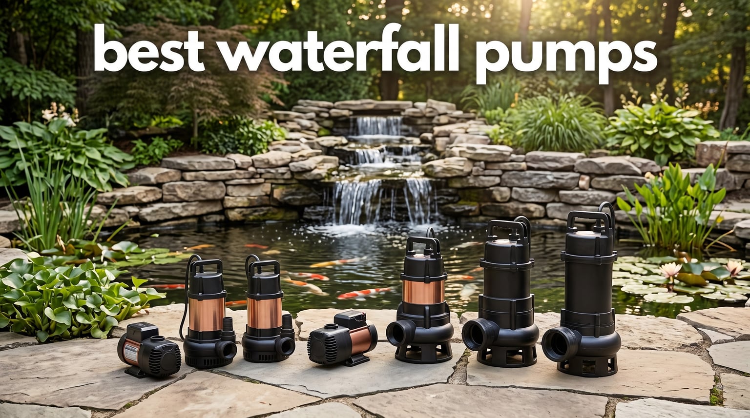 best waterfall pumps