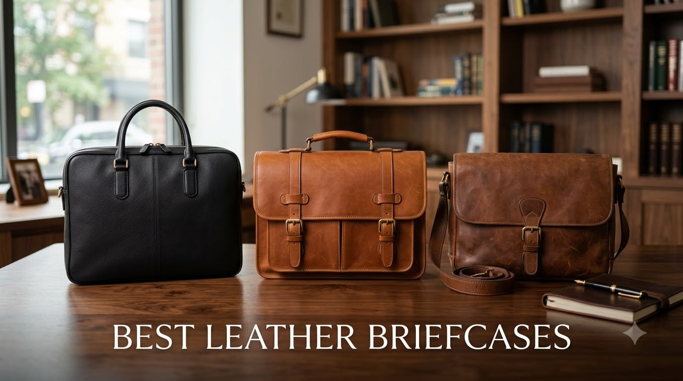 best leather briefcases