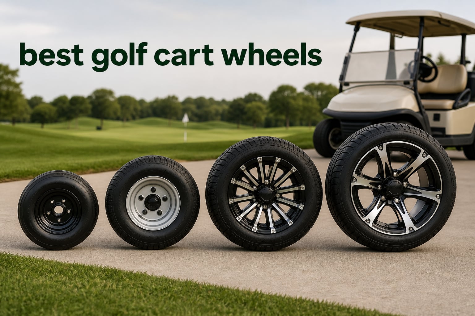 best golf cart wheels