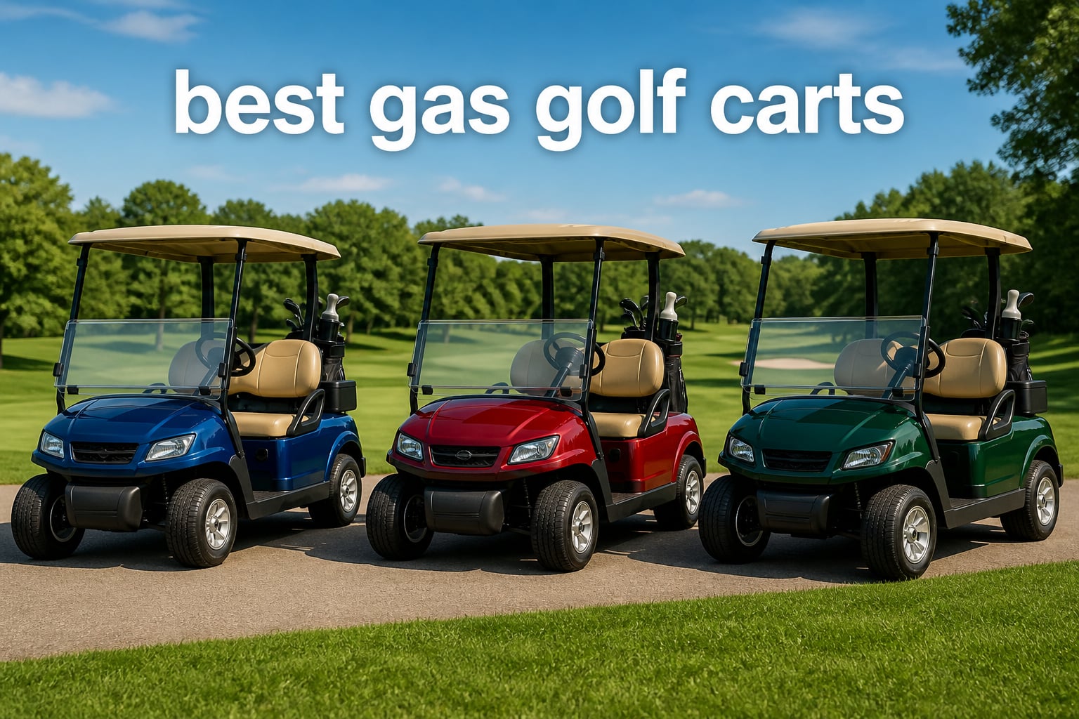 best gas golf carts
