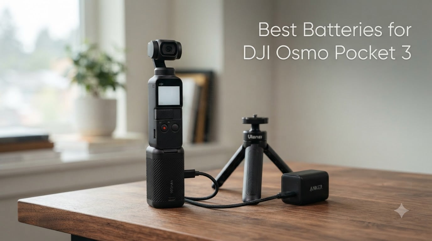 Best Batteries for DJI Osmo Pocket 3