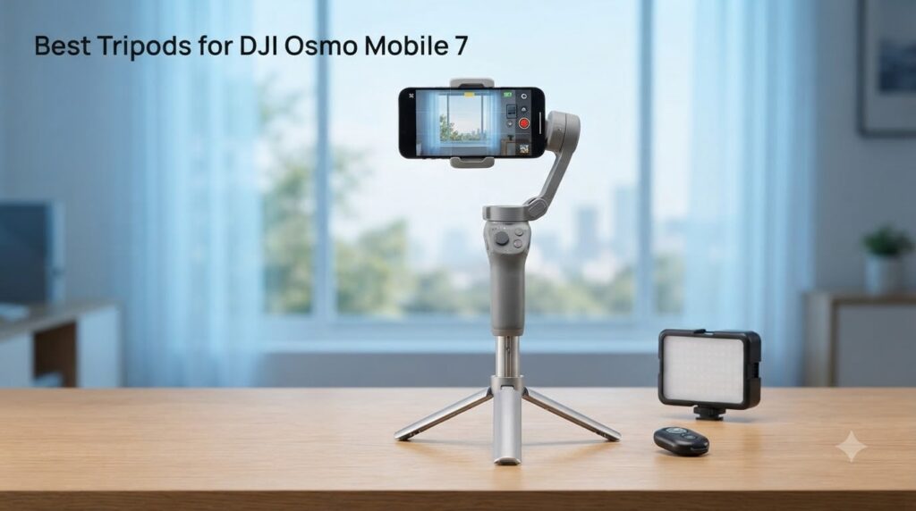 Best Tripods for DJI Osmo Mobile 7