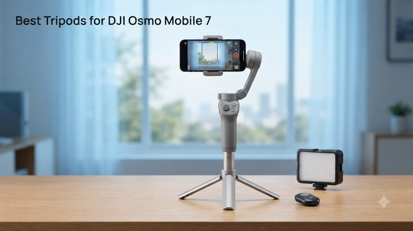 Best Tripods for DJI Osmo Mobile 7