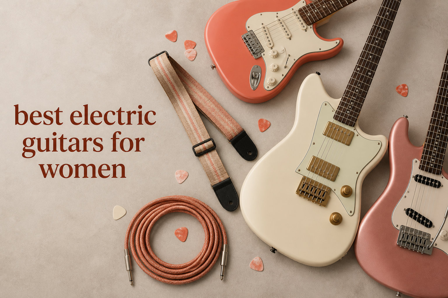 best electric guitars for women