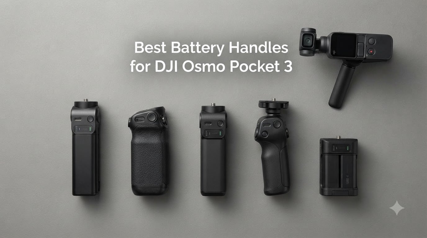 Best Battery Handles for DJI Osmo Pocket 3