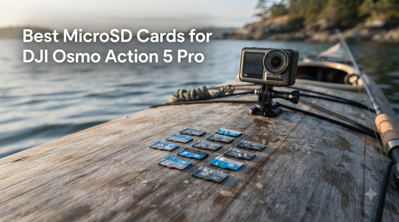Best MicroSD Cards for DJI Osmo Action 5 Pro