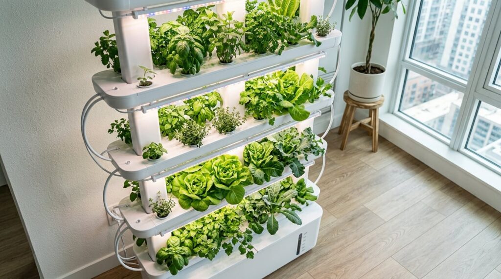 best aeroponic tower gardens for apartments