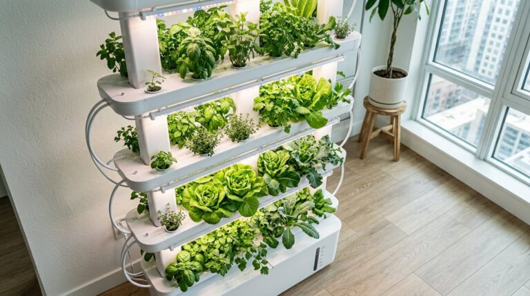best aeroponic tower gardens for apartments