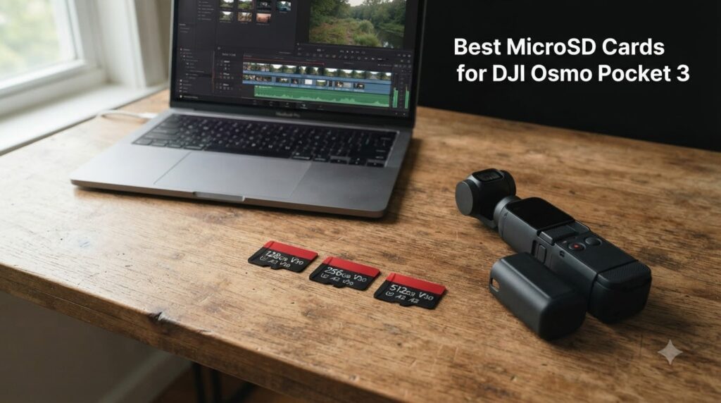Best MicroSD Cards for DJI Osmo Pocket 3