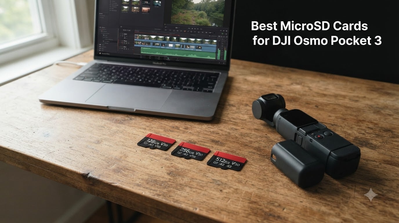 Best MicroSD Cards for DJI Osmo Pocket 3