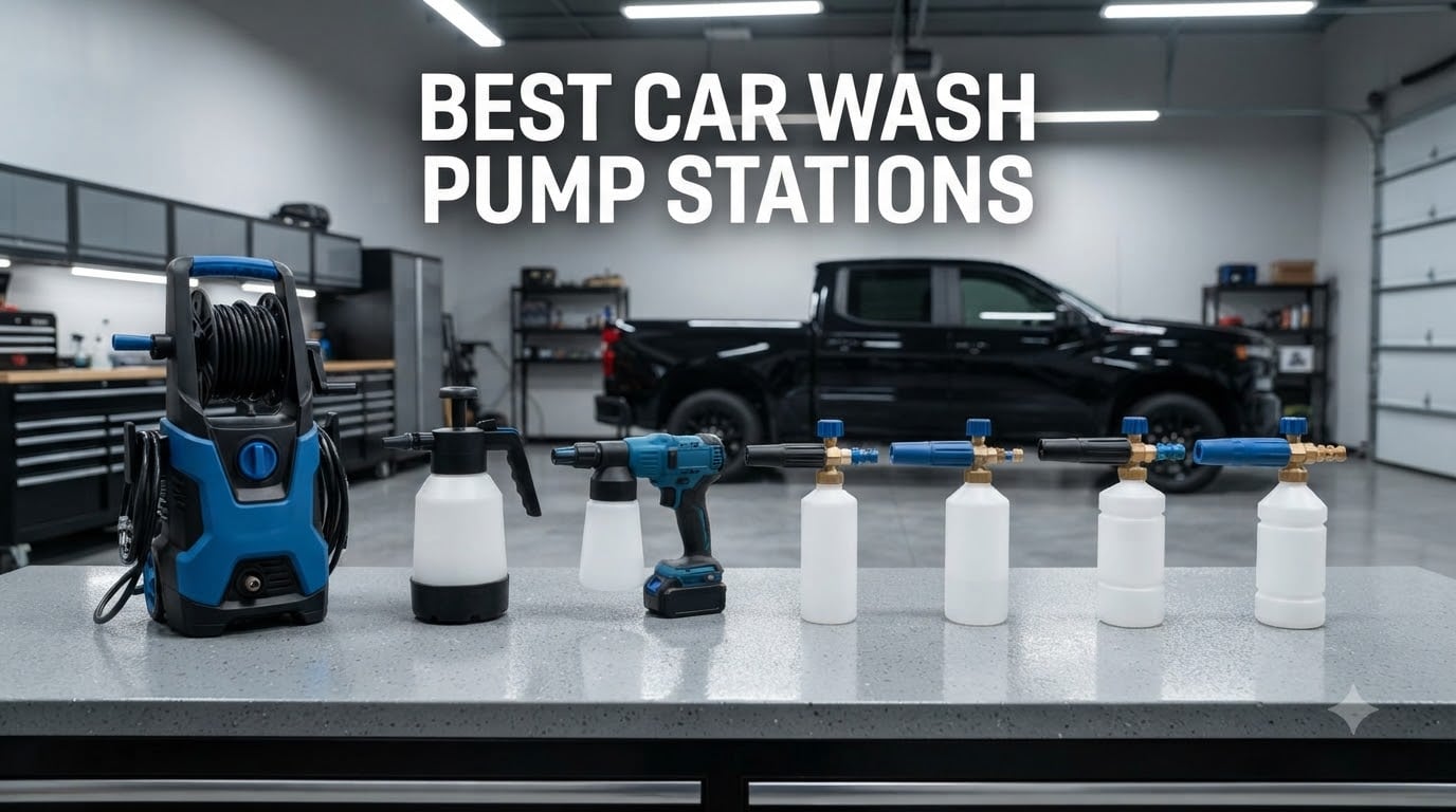 best car wash pump stations