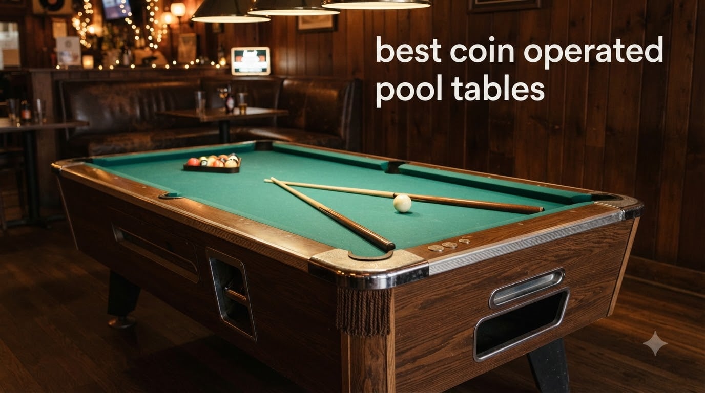 best coin operated pool tables