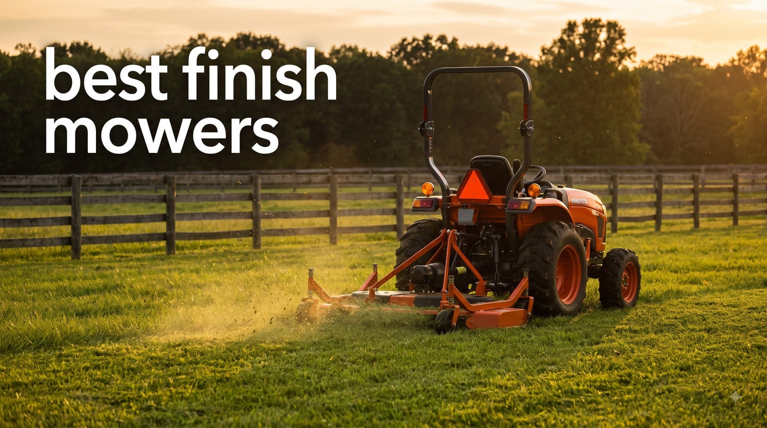 best finish mowers