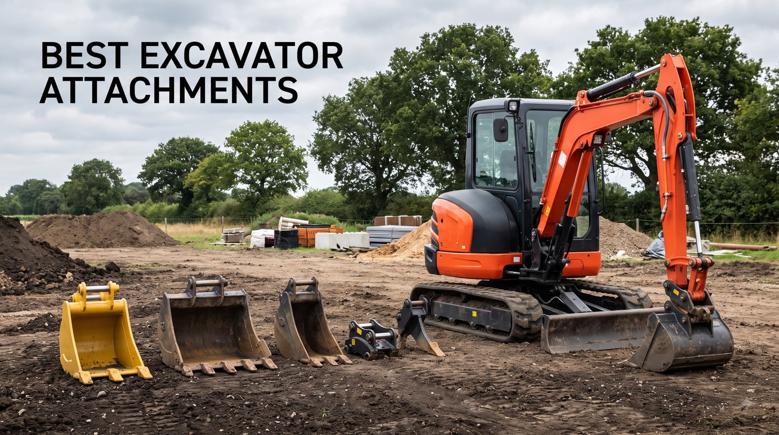 best excavator attachments