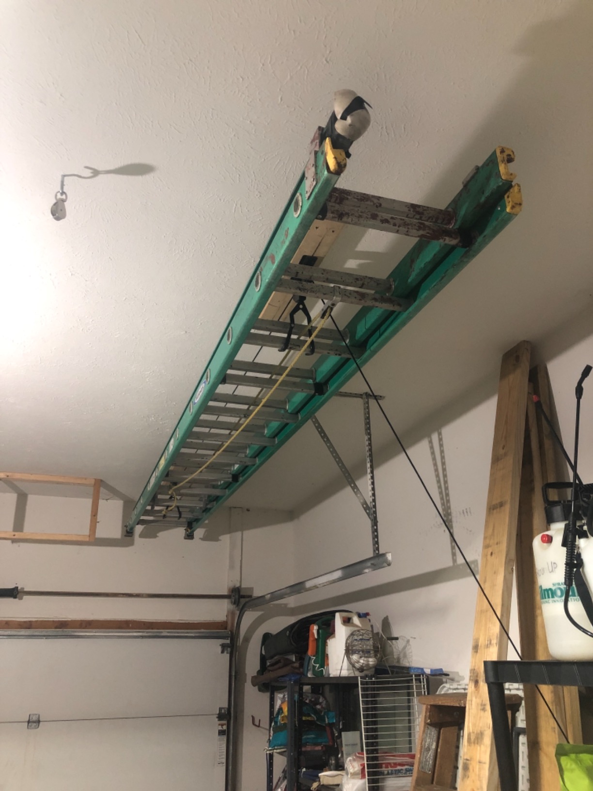 Racor - Ceiling-Mounted Bike Lift - Up to 50 lbs customer photo 2