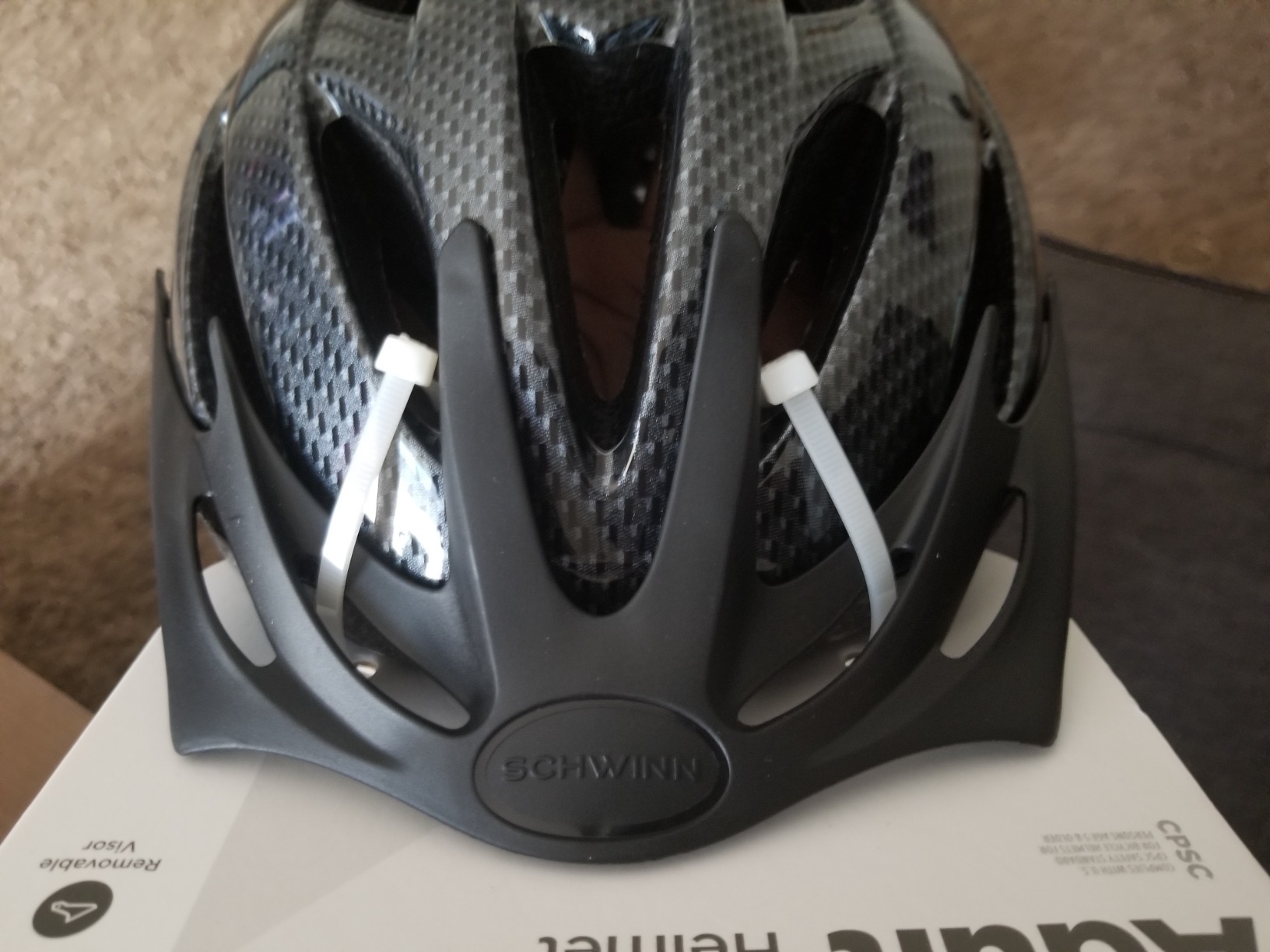 Schwinn Thrasher Helmet for Adults, Size 58-62 cm for Riders Ages 14+, Microshell, Adjustable Dial & Straps, Interior Padding, Air Vents, Visor, Adult Bike Helmet customer photo 2