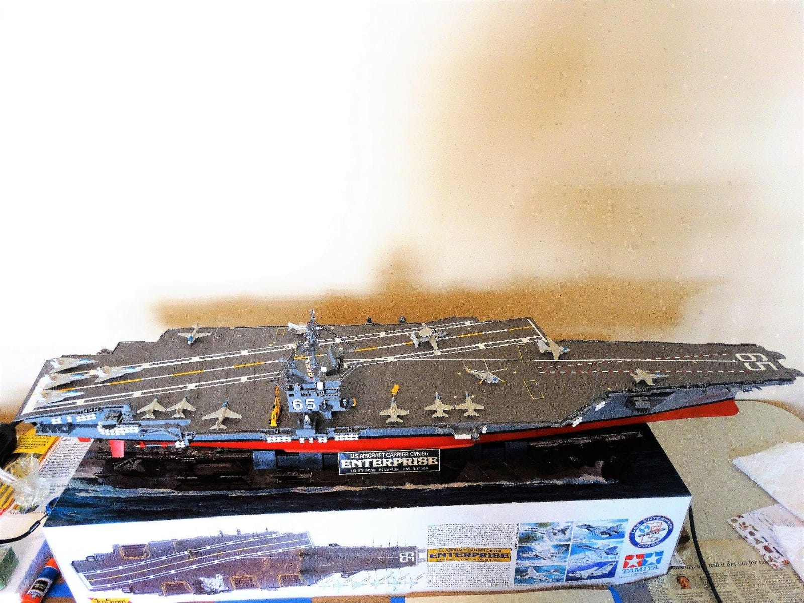 Tamiya 78007 1/350 USS Enterprise Aircraft Carrier Plastic Model Boat Kit customer photo 1