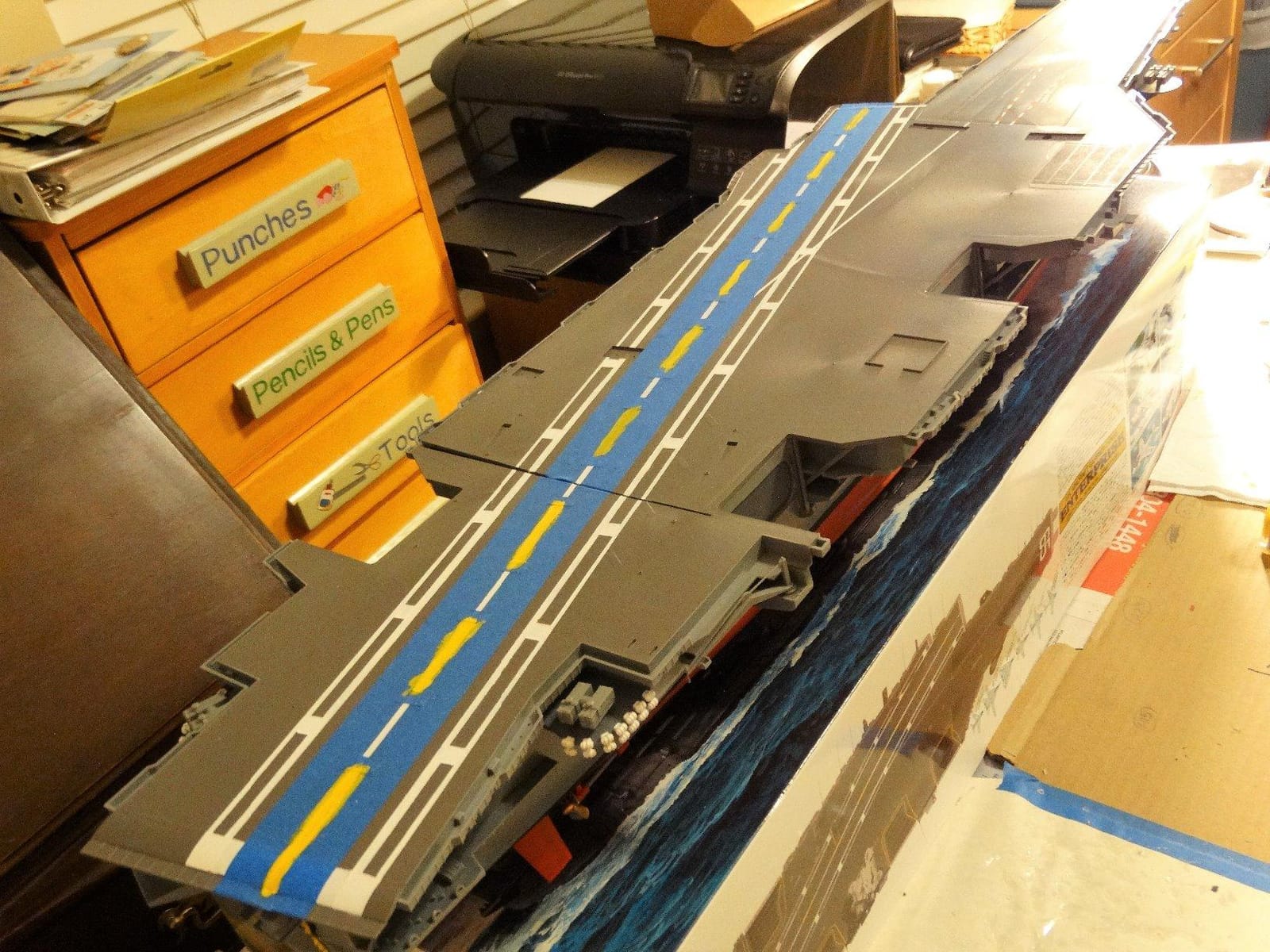 Tamiya 78007 1/350 USS Enterprise Aircraft Carrier Plastic Model Boat Kit customer photo 2