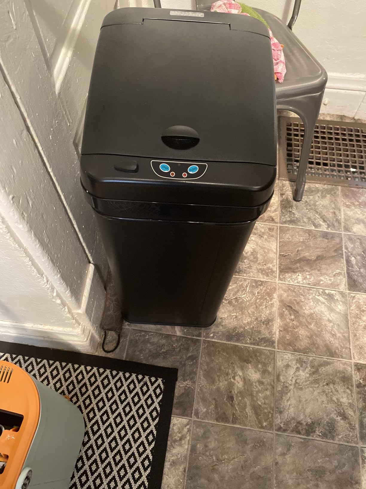 iTouchless 13 Gallon Sensor Trash Can with Lid | Pet Lock and Odor Filter customer photo 1