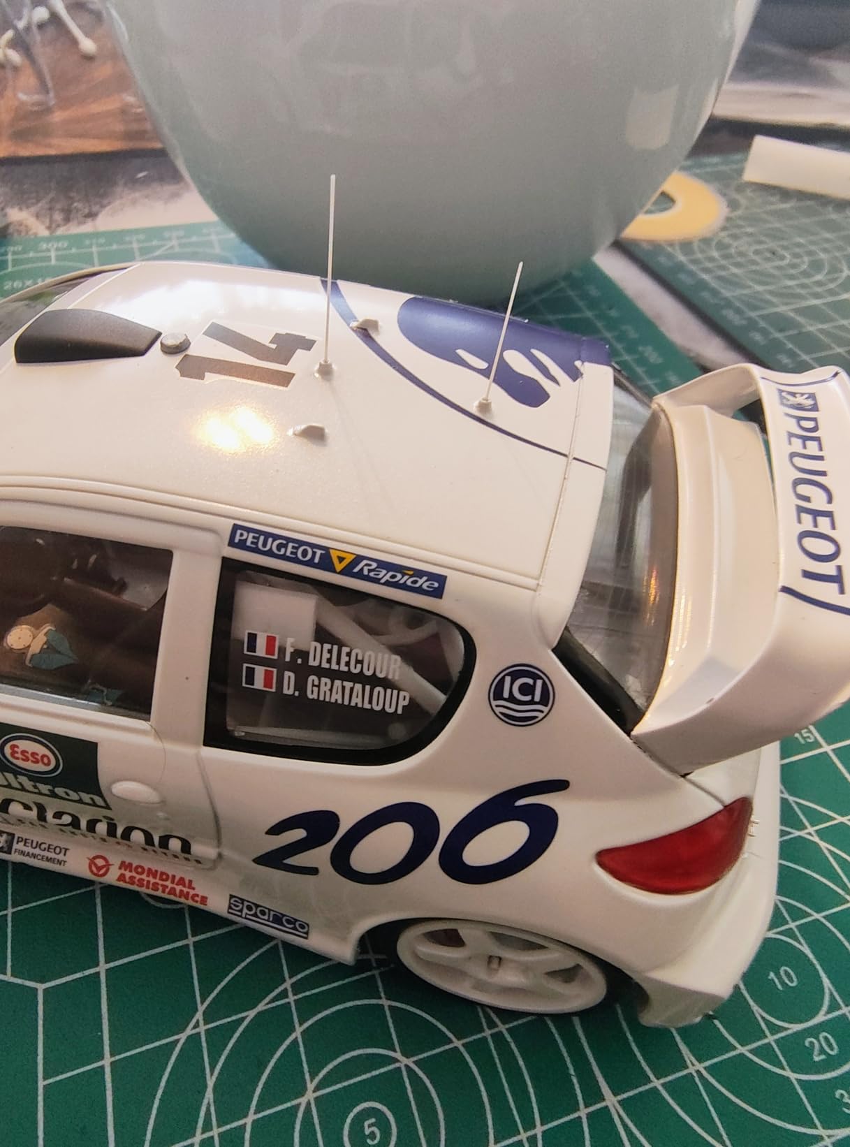 TAMIYA 1/24 Sports Car No.221 1/24 Peugeot 206 WRC 24221 customer photo 1