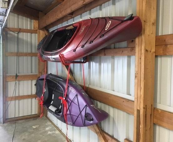Malone J-Dock Hybrid Kayak and Gear Garage Storage Racks customer photo 1