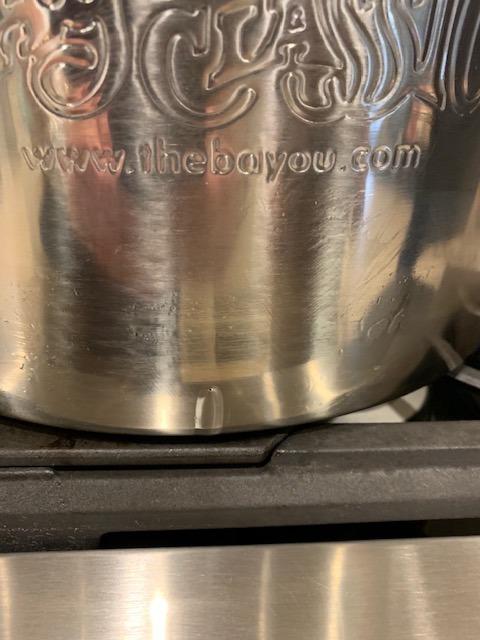 Bayou Classic 1150 14-qt Stainless Fry Pot with Heavy Welded Handle, Lid and Perforated Basket customer photo 1