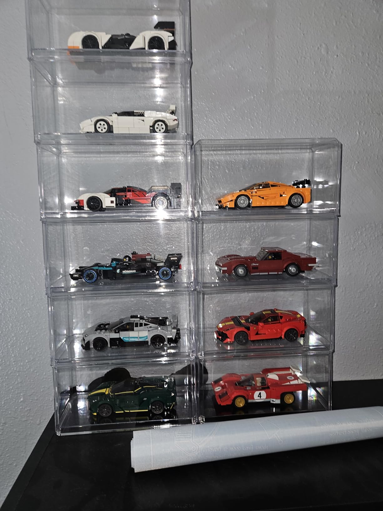 Pioneer Plastics 094C Clear Plastic Display Case for 1:24 Scale Cars, 9