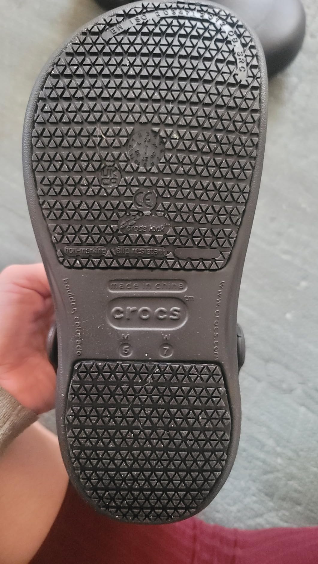 Crocs Unisex-Adult Bistro Work Clogs, Enclosed Toe, Slip Resistant Shoes | All Day Comfort at Work, Slip Resistant, Healthcare, Hospitality, Food Service Workers, Easy to Wipe Clean, ASTM Certified customer photo 1