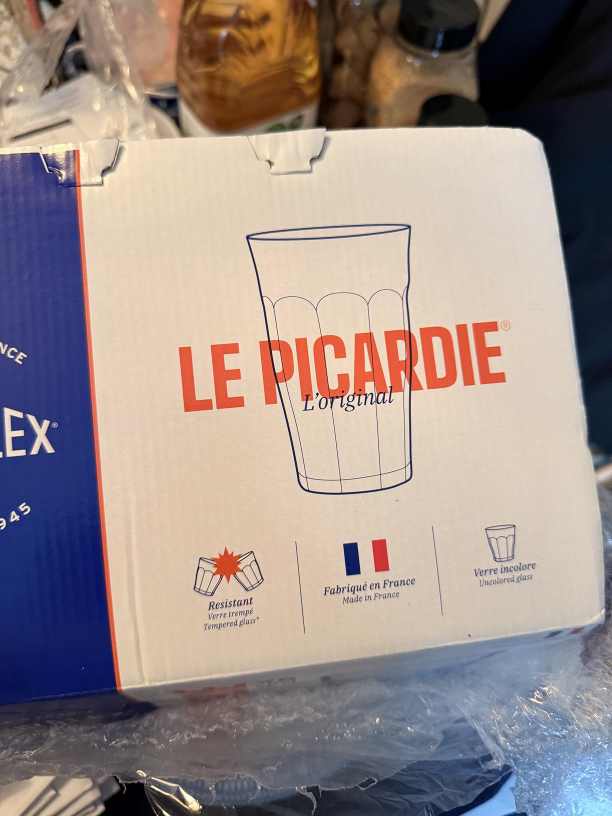Duralex Made In France Picardie Tumbler Set of 6, 16.87 oz customer photo 2