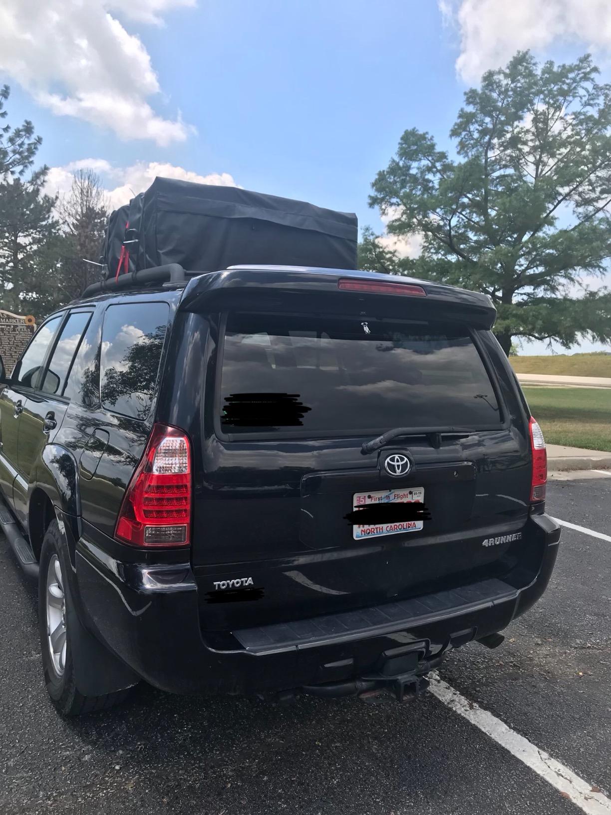 Apex Large Roof Cargo Bag with Self-Sealing Zipper, for Roof-Mounted Racks, Built-in Crossbars or Hitch-Mounted Carriers, 15 Cubic Feet customer photo 1
