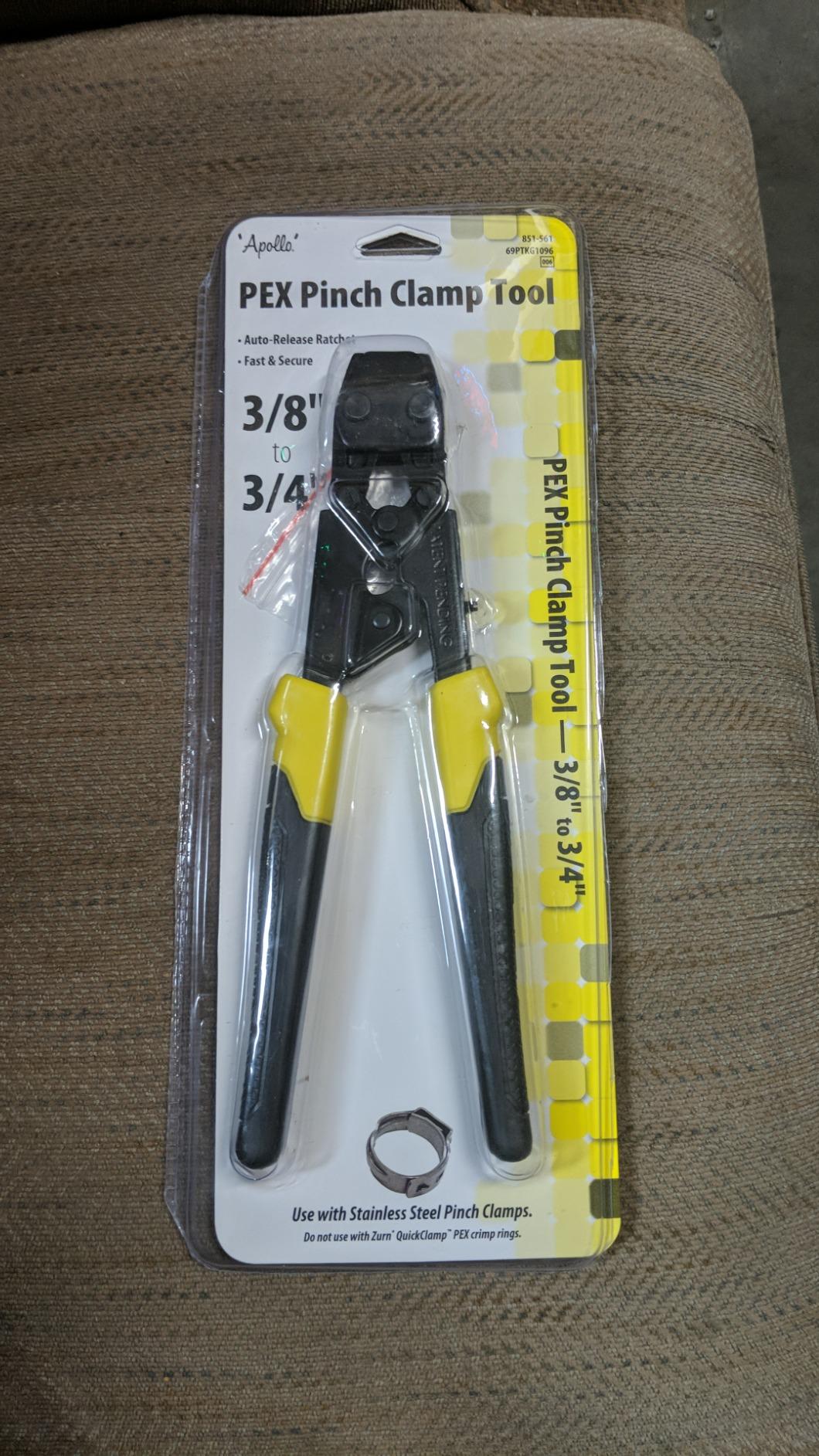 Apollo PEX 69PTKG1096 3/8-inch - 1-inch Stainless Steel Pinch Clamp Tool customer photo 2