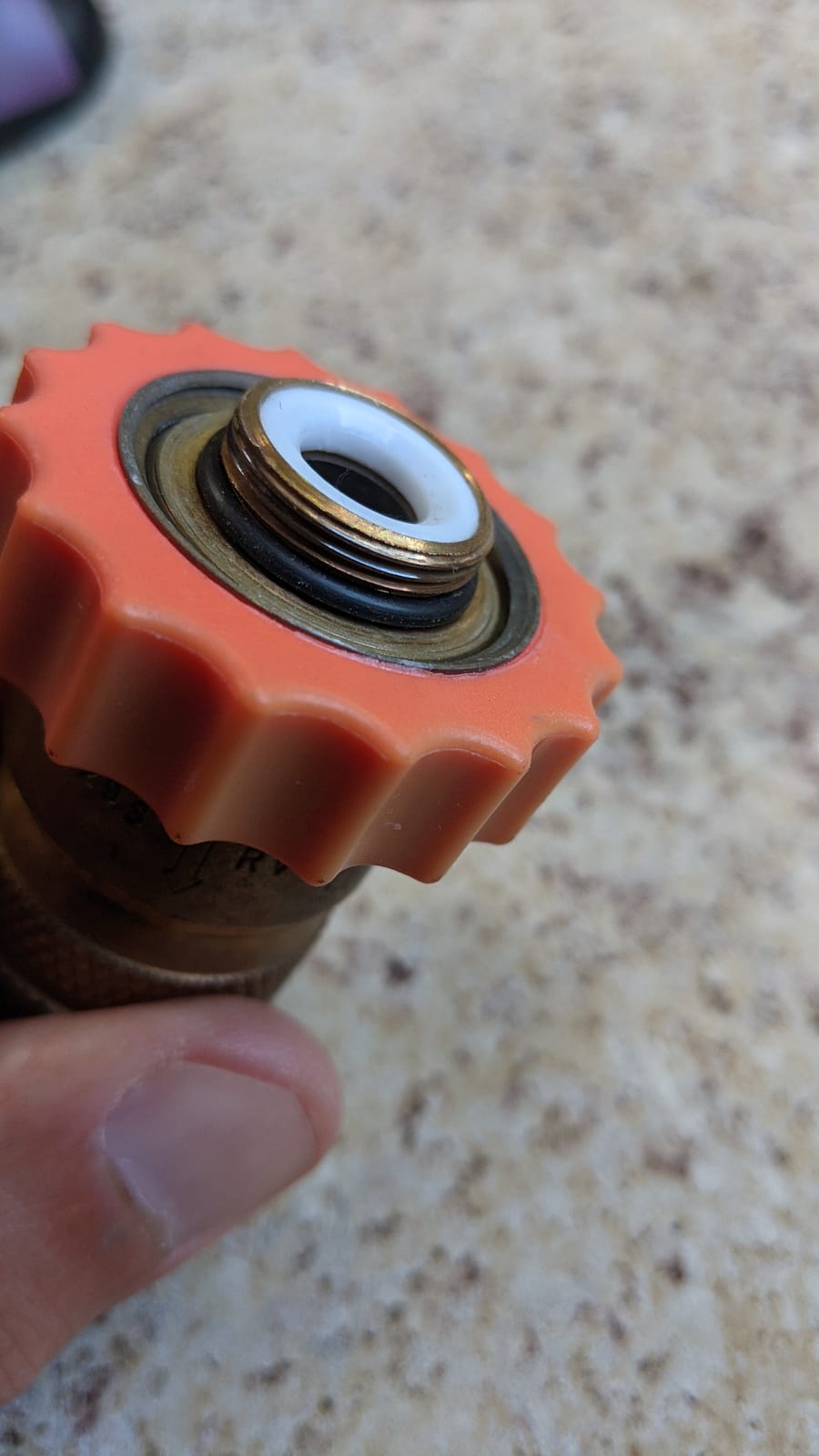 Valterra RV Hi-Flow Water Regulator, Lead-Free Brass Hi-Flow Water Regulator for Camper, Trailer, RV Plumbing System, 50-55 psi customer photo 2