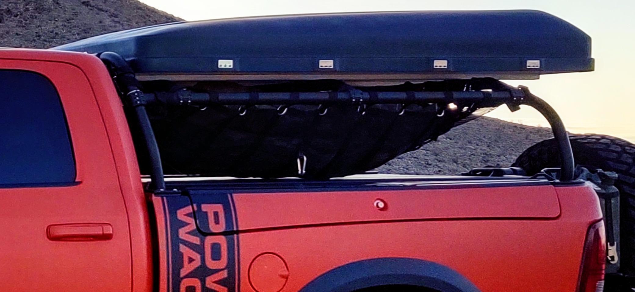GLADIATOR CARGO NETS - Heavy Duty Cargo Net (WLL: 1,500 lbs) 4.75' x 6' for 5ft Bed - Truck Bed Cover/Trailer/Pickup/Boat/Jeep/SUV customer photo 1