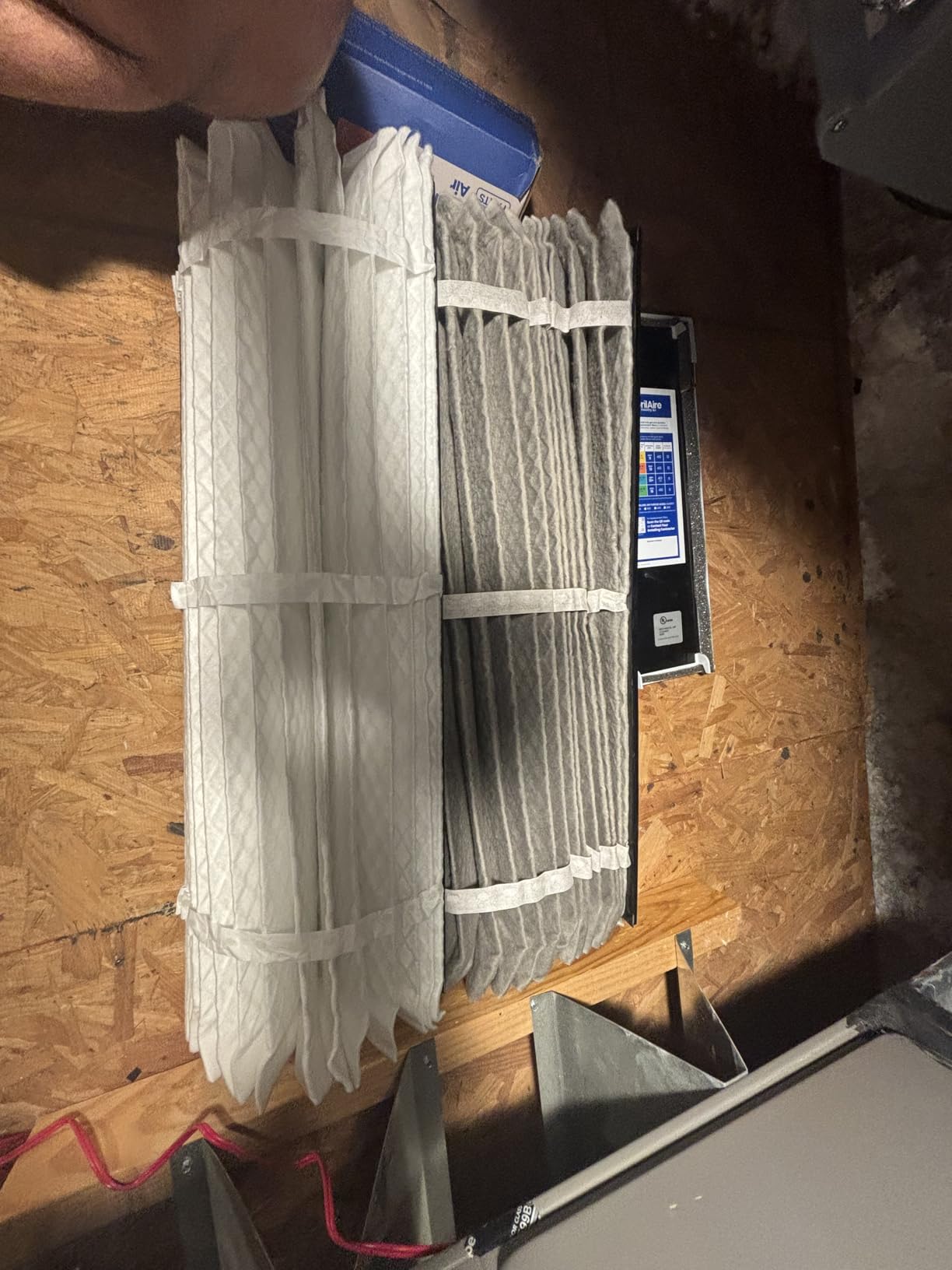 Genuine AprilAire 413 Replacement Filter for AprilAire Whole House Air Purifiers - MERV 13, Healthy Home Allergy, 16x25x4 Air Filter (Pack of 1) customer photo 1