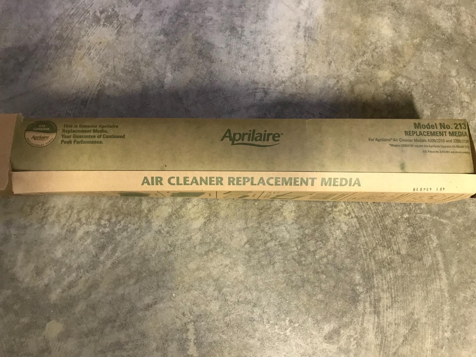 Genuine AprilAire 213 Replacement Filter for AprilAire Whole-House Air Purifiers - MERV 13, Healthy Home Allergy, 20x25x4 Air Filter (Pack of 1) customer photo 2