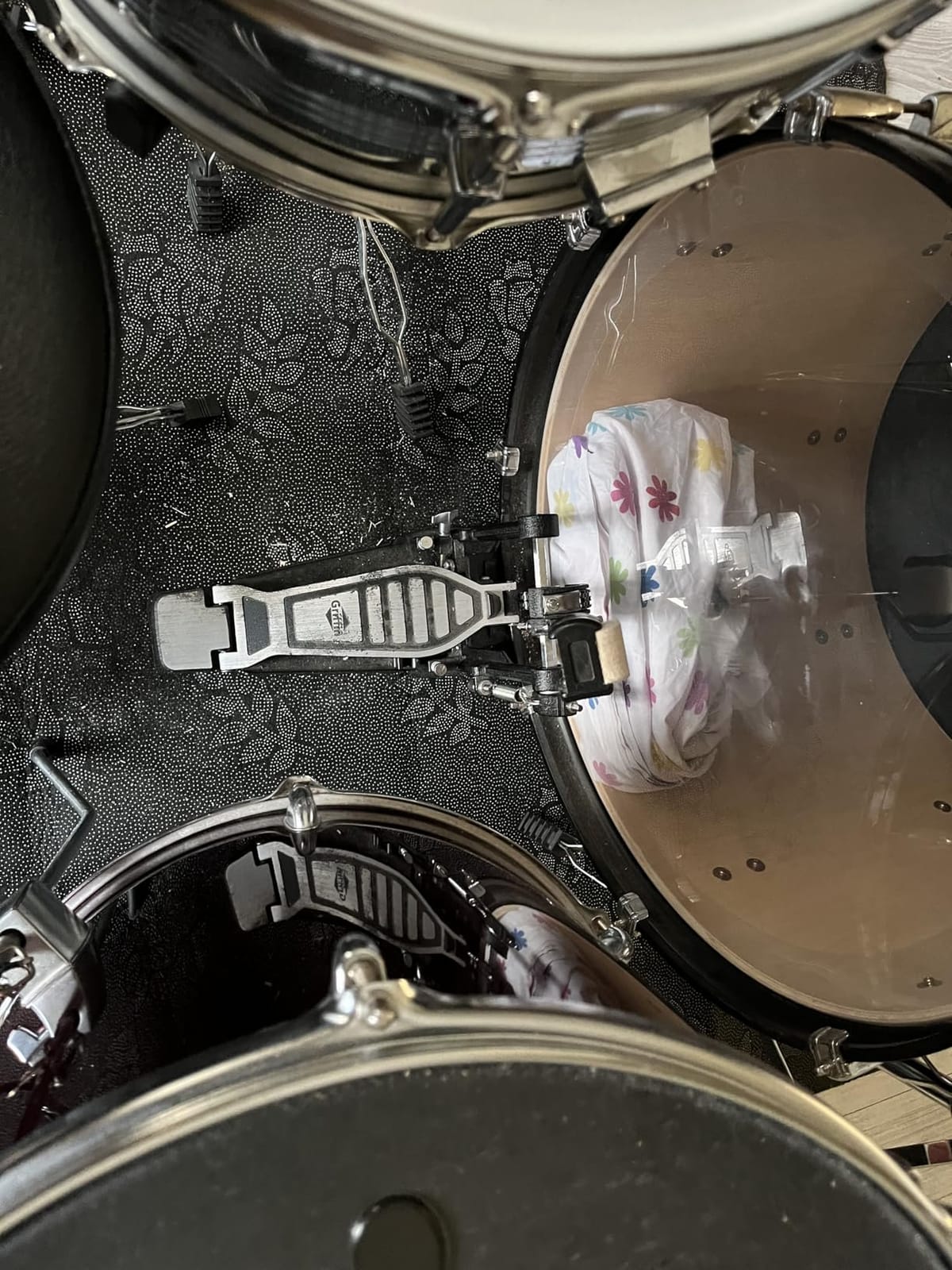 Griffin 6 Piece Drum Hardware Pack (Percussion TiltPro X Edition) - Full Stand Kit with Snare, Hi-Hat, Cymbal Boom, Kick Pedal & Throne for Gigs or Studio customer photo 2