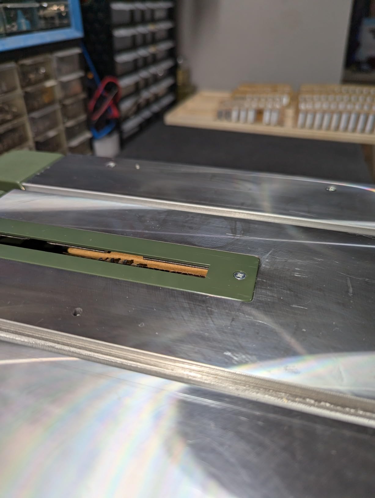 PROXXON Table Saw FET for Precision Cuts in Wood, Non-Ferrous Metals, Plastics - Adjustable Blade, Extendable Table, Low Noise Motor, 110-120V AC - 37070 customer photo 2