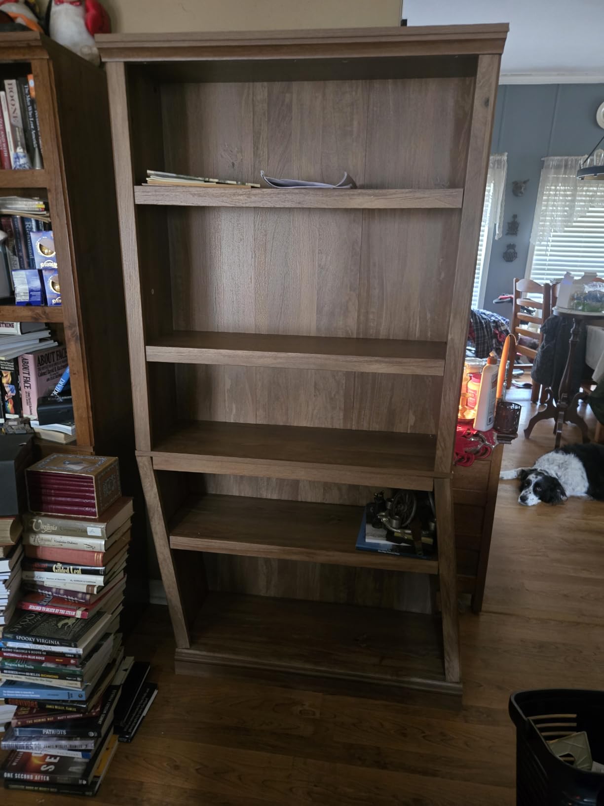 Sauder Miscellaneous Storage 5-Shelf Bookcase/ Book shelf, Select Cherry finish customer photo 1