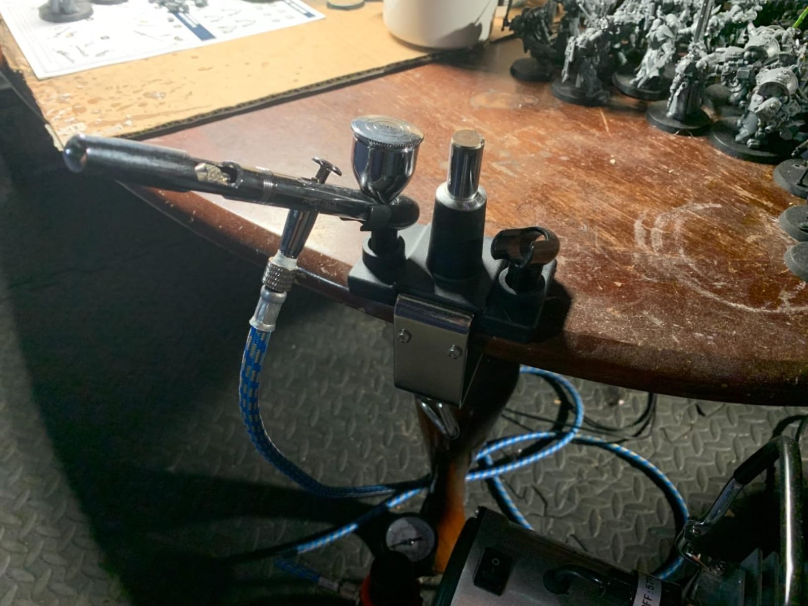 Master Airbrush Universal Clamp-On 6-Airbrush Holder | Airbrush Accessories & Supplies for Garage or Workspace customer photo 1