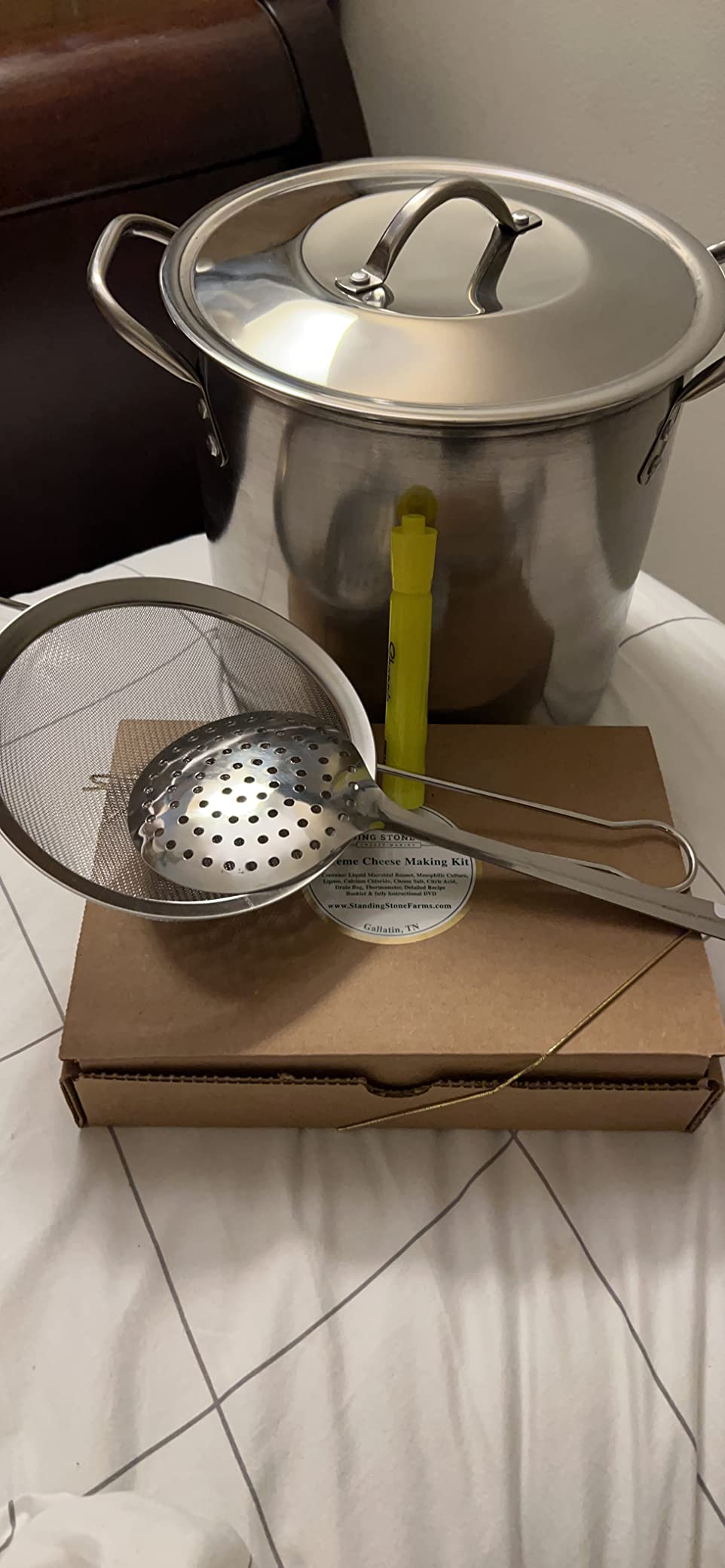 Standing Stone Farms Complete Cheese Making Kit - Includes our Award Winning Ultimate Kit plus Equipment - Makes Hard & Soft Cheese - Detailed Recipes Included customer photo 2