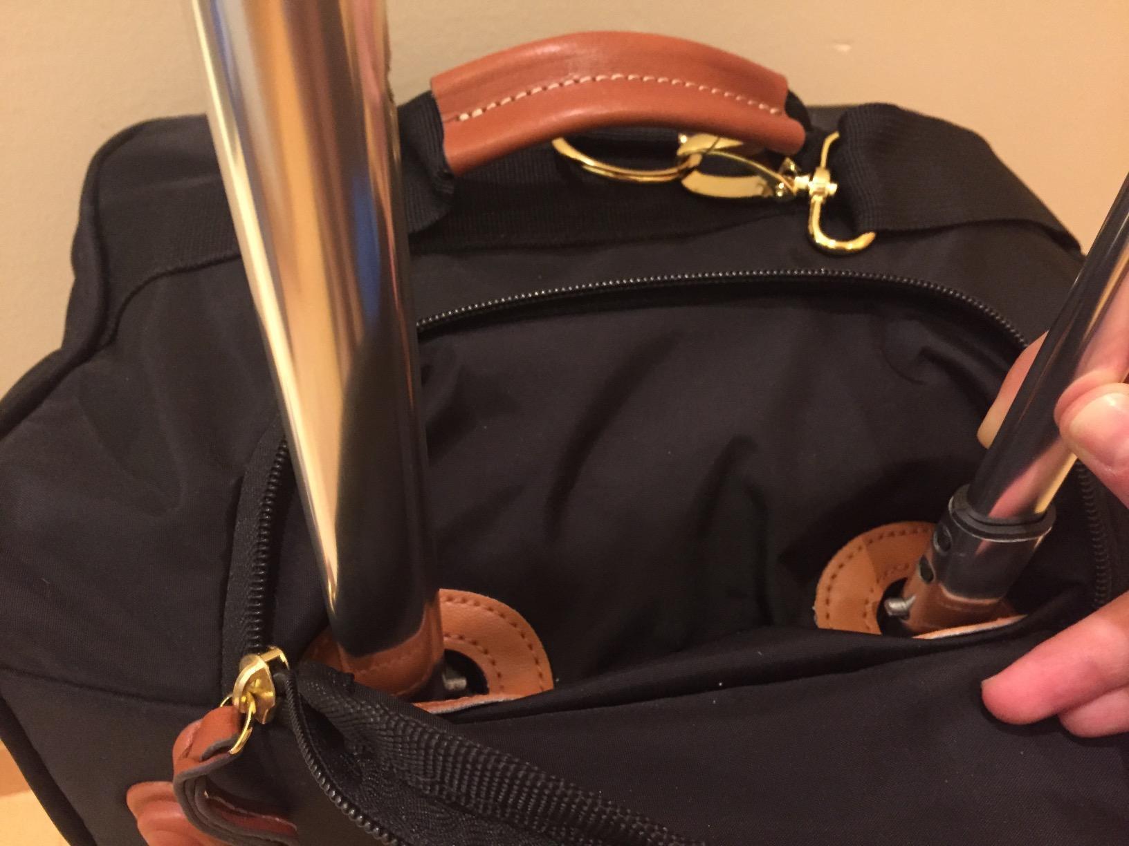 Bric’s X-Bag 21” Rolling Duffel, Water-Resistant Recycled Nylon Carry-On with Silent Wheels & Leather Details customer photo 1