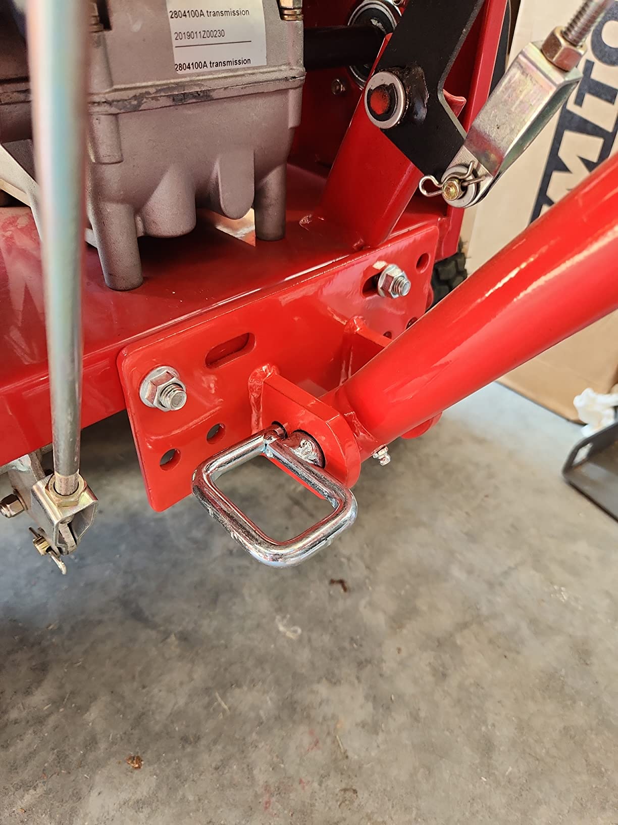 Jungle Jim's Jungle Wheels Lawn Mower Sulky - Red Edition - Stand-On Two-Wheel Sulky for Walk-Behind Mowers - Folding Trailer Hook Up - 10