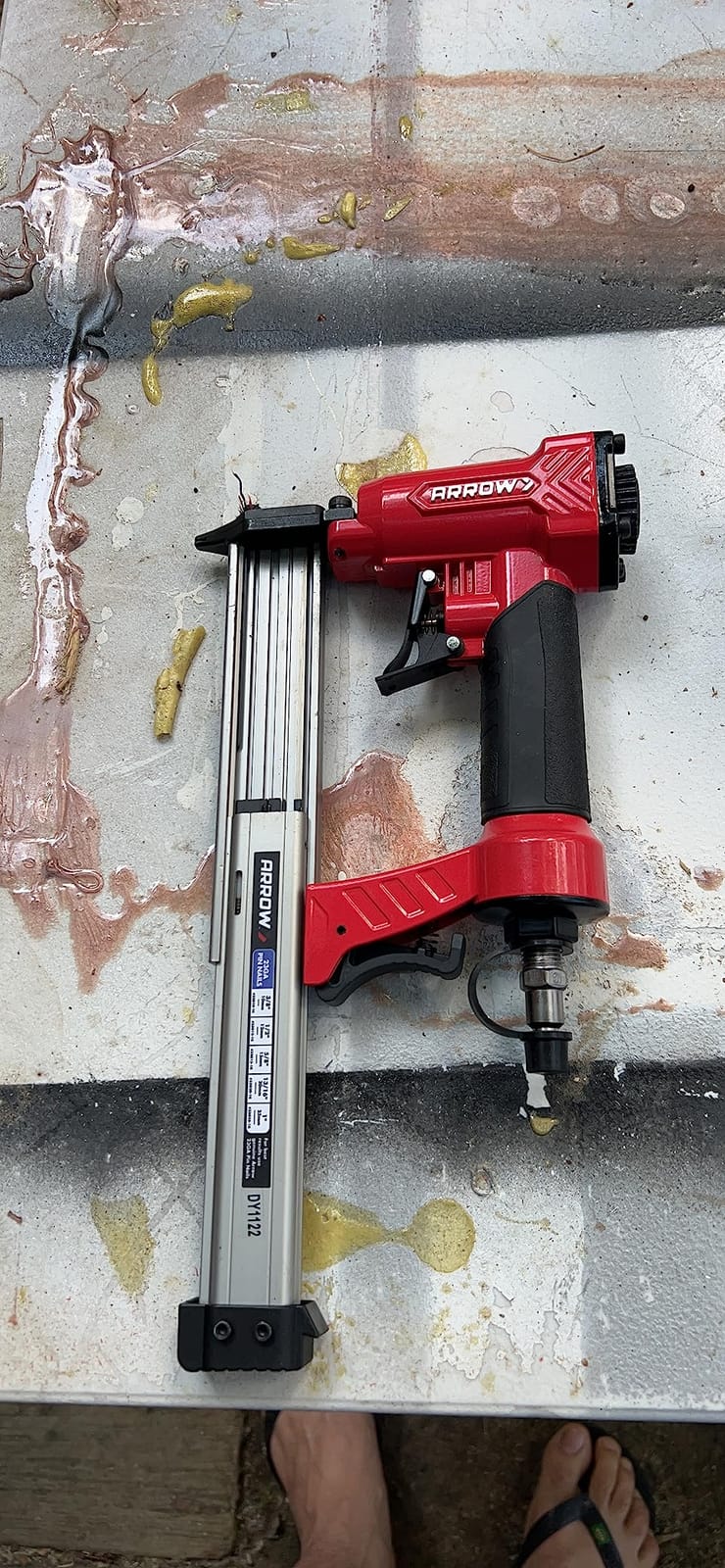 Arrow PT23G 23 Gauge Compact Pneumatic Pin Nail Gun, Oil-Free customer photo 2