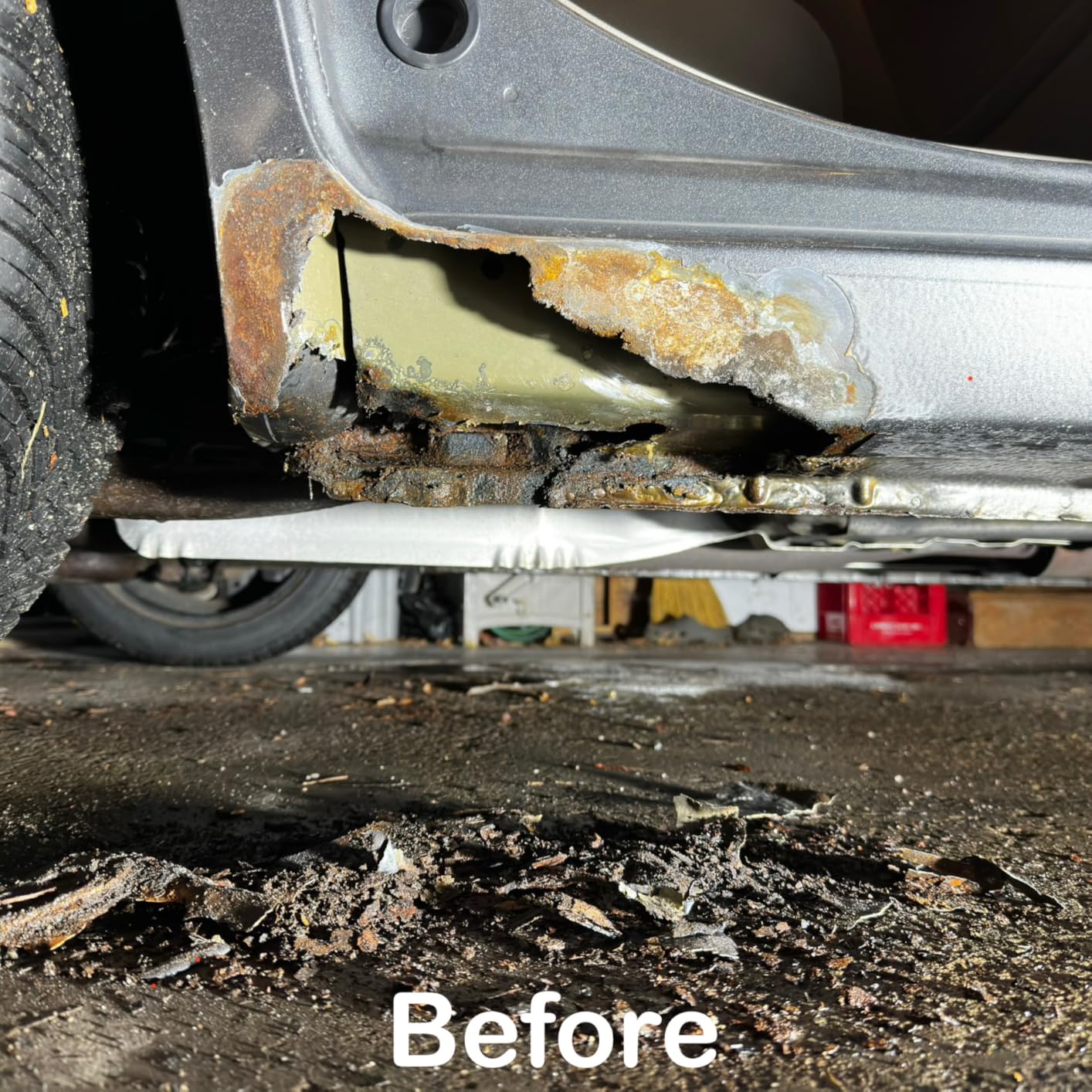 3M Bondo Short Strand Fiberglass Reinforced Filler 1.37 LB (621 g) with Bondo Cream Hardener 0.5 oz (14g), Repair Holes Up To 0.5 IN, Waterproof (SS-PT-ES) customer photo 1