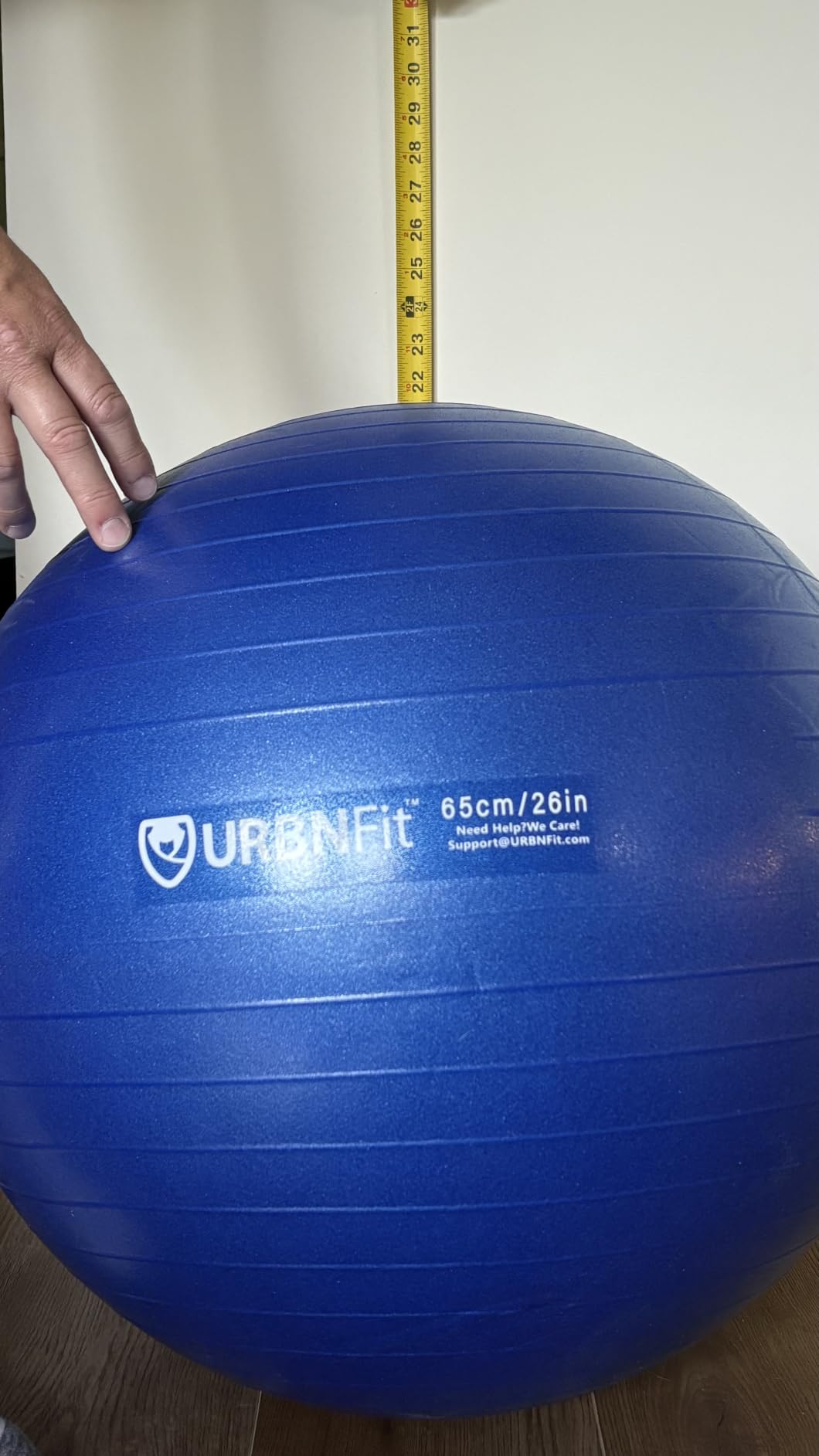 URBNFit Yoga Ball - Anti-Burst Exercise Ball Large customer photo 2