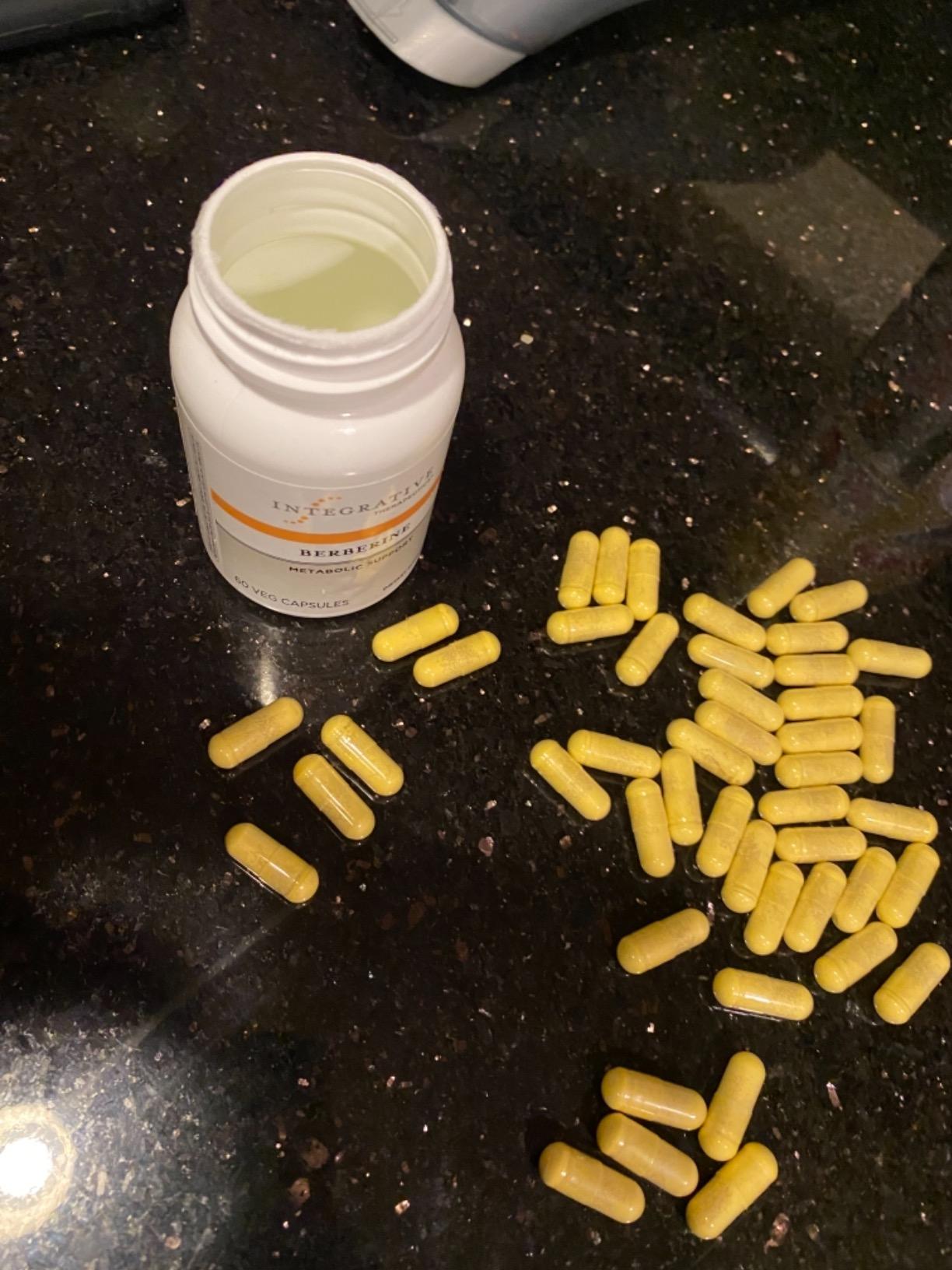 Integrative Therapeutics Berberine - 1000-1500 mg Daily - Berberine HCL Supplement for Metabolic Support - Gluten-Free & Vegan Supplements for Men & Women - 60 Capsules customer photo 2
